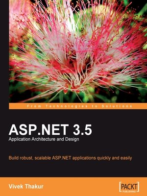 cover image of ASP.NET 3.5 Application Architecture and Design